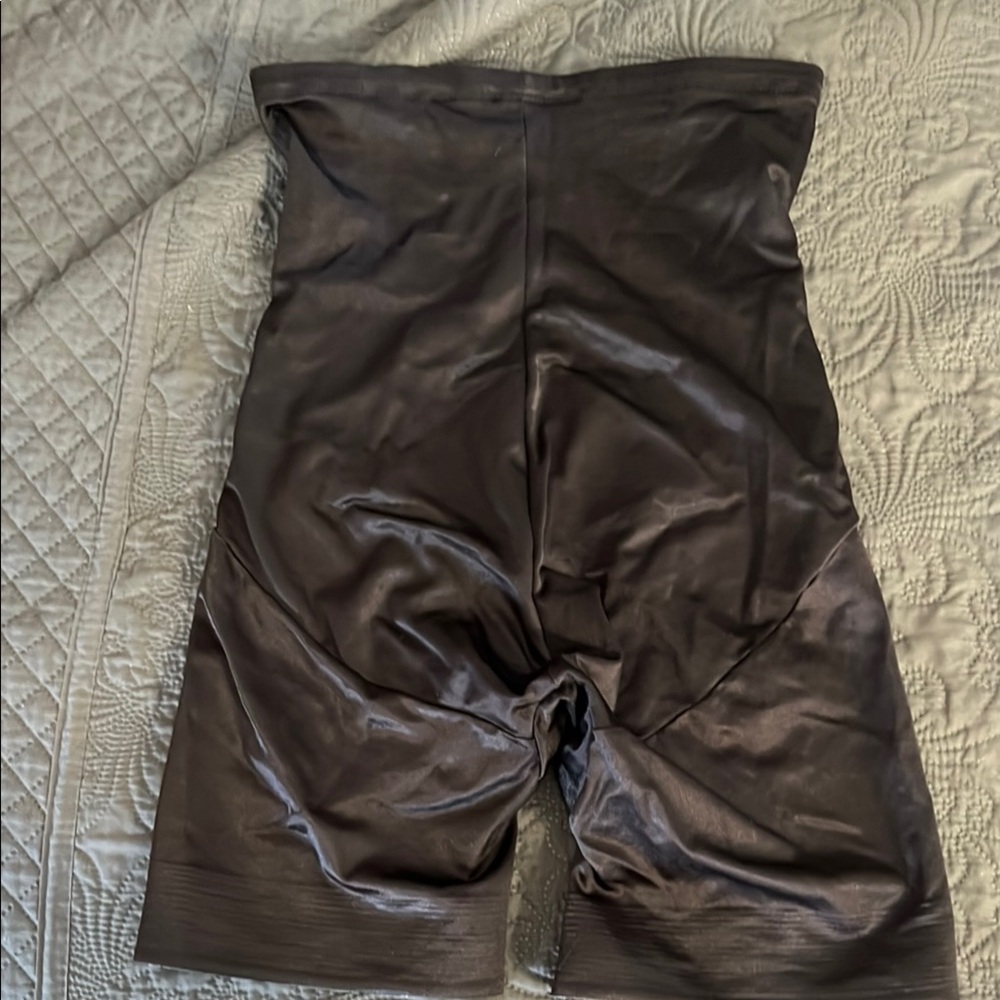 High-Waisted Black Shapewear Shorts